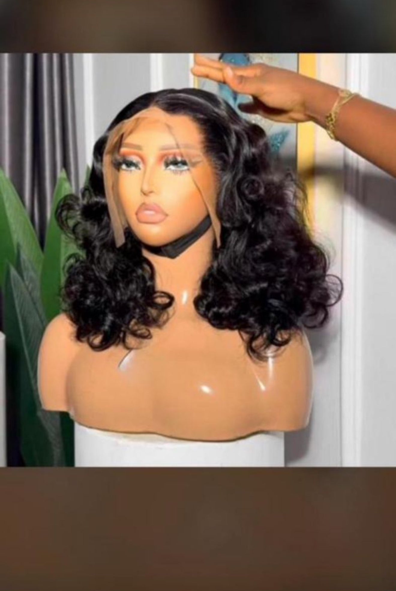 Perruque bouclés raw hair longueur 14