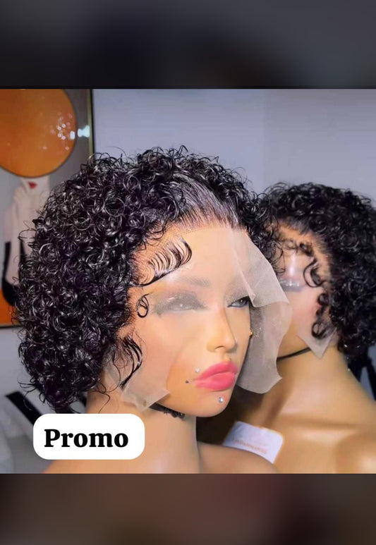 Perruque petite tete frise